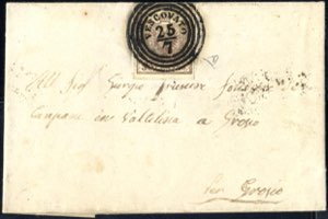 Vescovato, C4 8 P, lettera del 25.7.1852 ... 