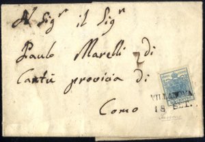 Villanova, SD 10 P, lettera del 18.9.1852 ... 