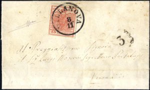 Villanova, C1 8 P, lettera del 8.11.1854 ... 