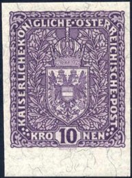1917/1919, 10 Kronen hellviolett im ... 
