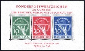 1949, Währungsgeschädigte-Block, ... 