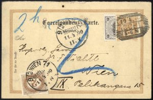 1850/1913, Brieflot vor allem der ... 