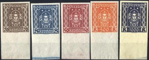1922/24, Frauenkopf, komplette Serie 11 ... 