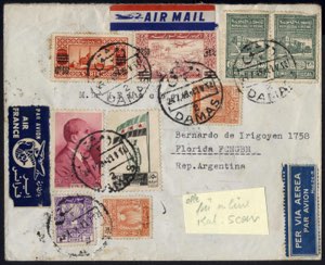 1949-53, nice selection of seven air mail ... 