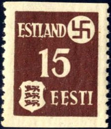 1941, 15 (K) braun, gewöhnliches Papier, ... 