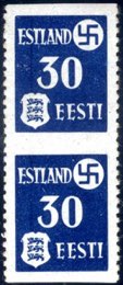 1941, 30 (K) blau, dickes Papier, waagrecht ... 