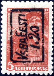 1941, 1.20 auf 5 K braunrot, postfrisch, ... 
