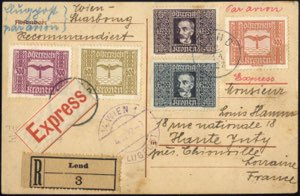 1900-1931, vier Brieflots aus früheren ... 