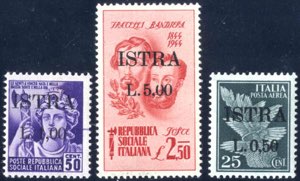 1945, francobolli dItalia con soprastampa ... 