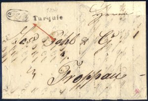 1834, Brief vom 5.12.1834 von Jassy nach ... 