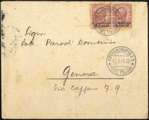 1911-23, insieme di una lettera e due ... 