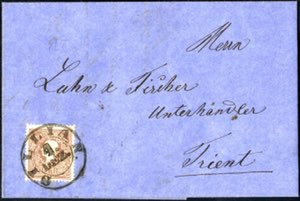1860, Brief von Sillian am 4.12. nach ... 