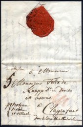 1812, Brief von Mailand (de Milan) vom 7.5. ... 