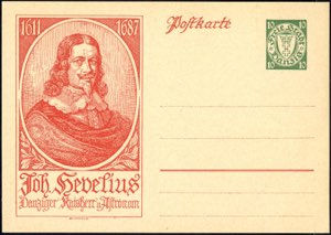 1939, Ganzsachen-Karte 10 Pf. blaugrün Joh. ... 