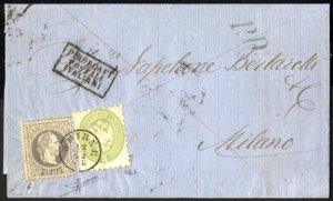 1869, konpletter Brief vom 12.12.1868 von ... 
