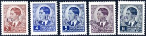 1941, francobolli di Jugoslavia ... 