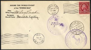 1931, first ROUND THE WORLD FLIGHT of the ... 