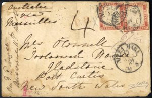 1859, lettera del 17.4.1859 da Nizza a ... 
