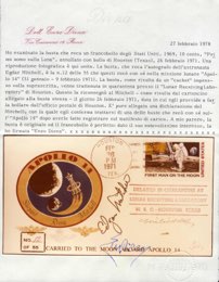 1971, Apollo 14 Mondbrief vom ... 