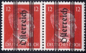 1945, Grazer Aushilfsausgabe, 12 Rpf Paar ... 