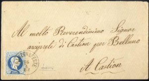 Franzensfeste, Brief vom 26.1.1882 nach ... 