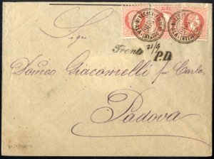 Fahrend. Postamt Kufstein-Ala N°16, Brief ... 