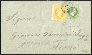 1872, Brief aus Creto am 29.6. nach Tione, ... 