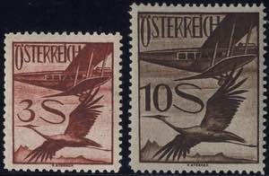 1925-30, Flugpostmarken, 20 Werte ... 
