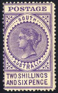 1909, 2s.6d. bright violet, Mi. 118 SG 304