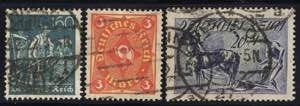 1921, Serie 19 valori, Unif. 138-153+193-195