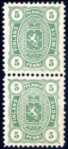 1885, 5 P grün, Mi. 20 / 66,- Unif. 21