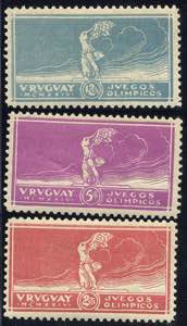 1924, Serie 3 Werte, Mi. 285-287