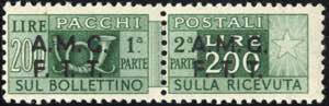 1947/48, Pacchi Postali con soprastampa su ... 