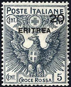 1916, Croce Rossa, 4 valori, Sassone 41-44 / ... 