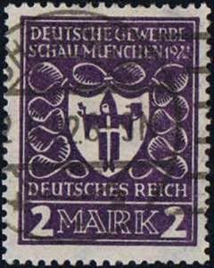 1922, Dt. Gewerbeschau, 2 M. ... 