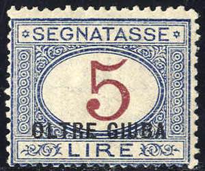 1925, Segnatasse, 10 valori, linguellati ... 