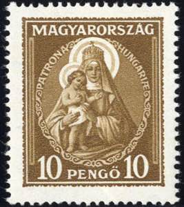 1932, Patrona Hungariae, 4 valori (Mi. ... 