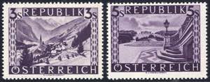 1947-48, Landschaften, 16 Werte (ANK 847-62/ ... 