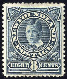 1911, 8c. anilin blue, Mi. 91a SG 123
