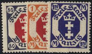1921, Serie 14 Werte, Mi. 73-86