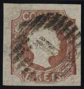1856, 5 R rotbraun,  signiert Gebr. Senf, ... 