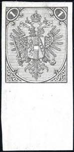 1895, Buchdruck, 1 Kr. grau, hellere Farbe, ... 
