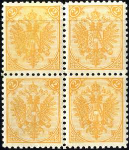 1895, Buchdruck, 2 Kr. gelb, LZ 10 1/2, ... 