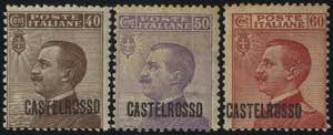 1922, Castelrosso, 9 val., qualche val. con ... 