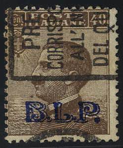 1922/23, 40 Cent. bruno (U. + S. 9 / 200,-)