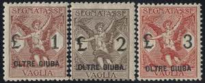 1925, Segnatasse vaglia, 6 val., cert. ... 