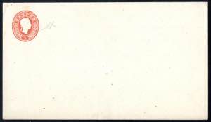 1861, Umschlag 5 Kr. rot, ungebraucht, ... 