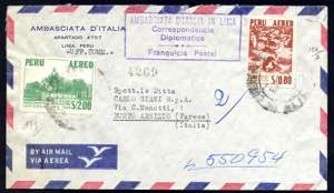 1964, Luftpostbrief nach Busto Arsizio ... 