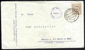 1946, Brief aus Peuerbach 26.3.1946 nach ... 