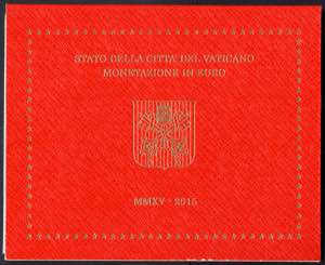 2015, Vatikan Kursmünzensatz, Divisionale ... 